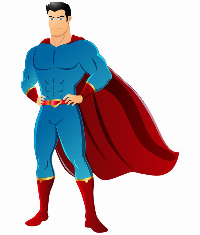 Photo de dessin animé superman PNG photo
