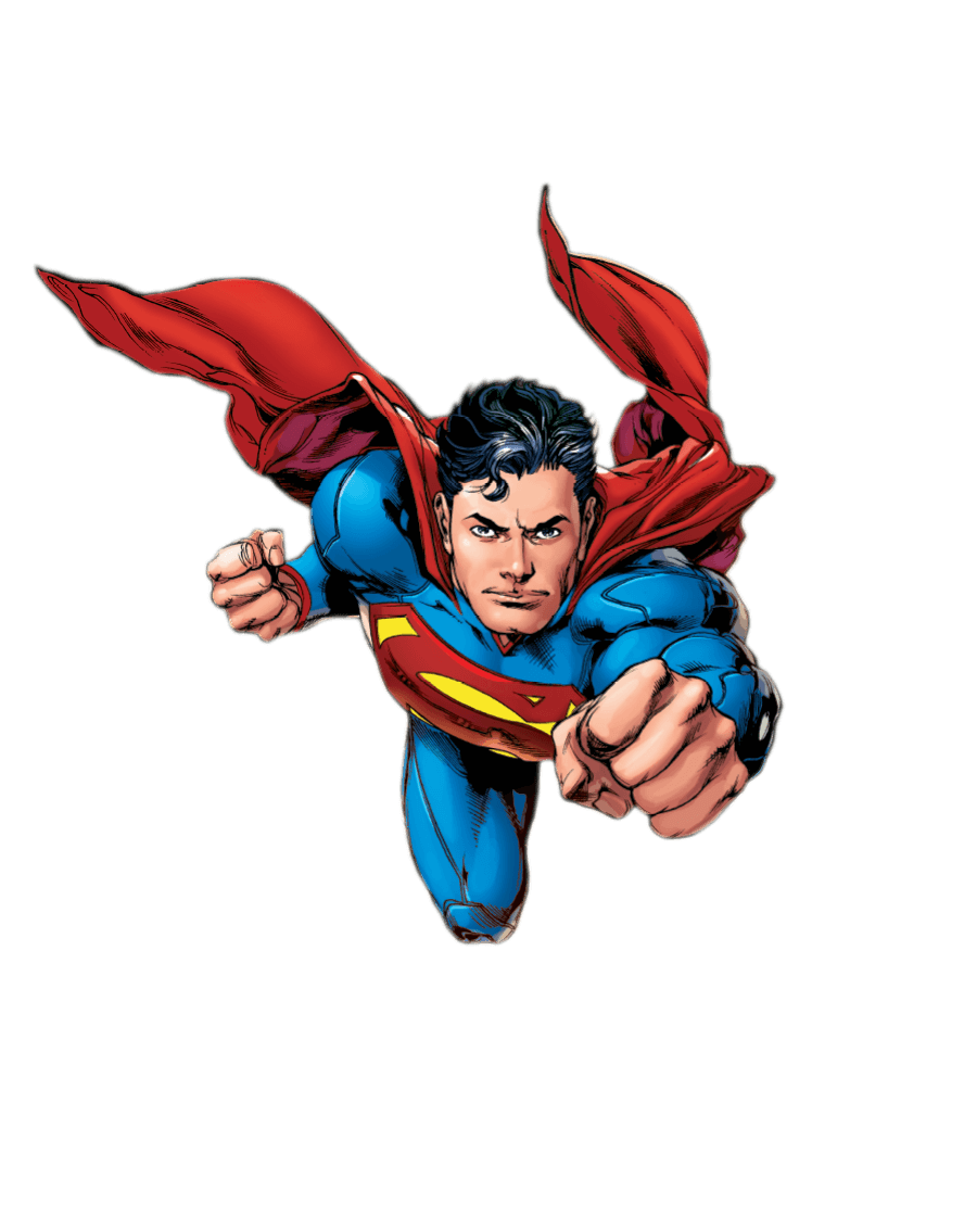 Imagem transparente dos desenhos animados Superman PNG
