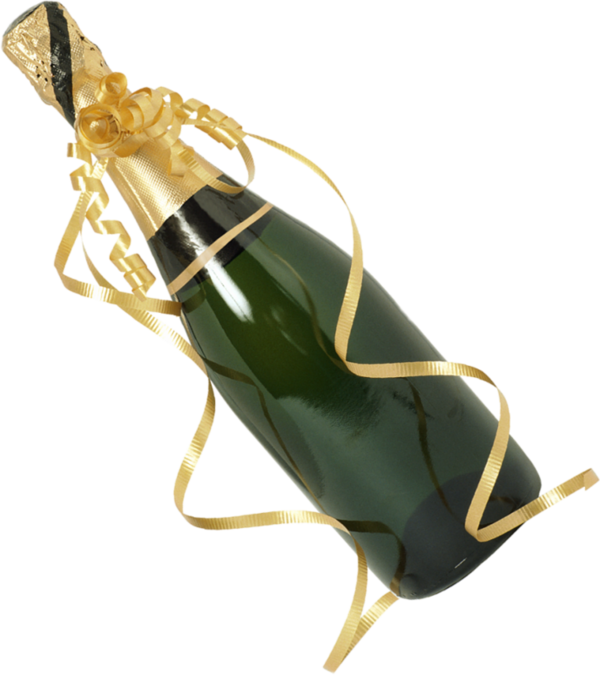 Champagne Bottle Free PNG Image
