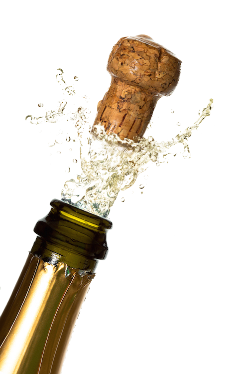 Бутылка для шампанского изображения PNG с прозрачным фоном