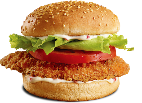 Chicken Burger PNG Picture