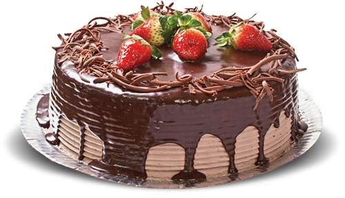 Chocolate cake Transparent Image