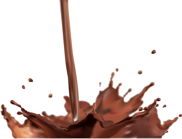 Immagine di sfondo del PNG del cioccolato