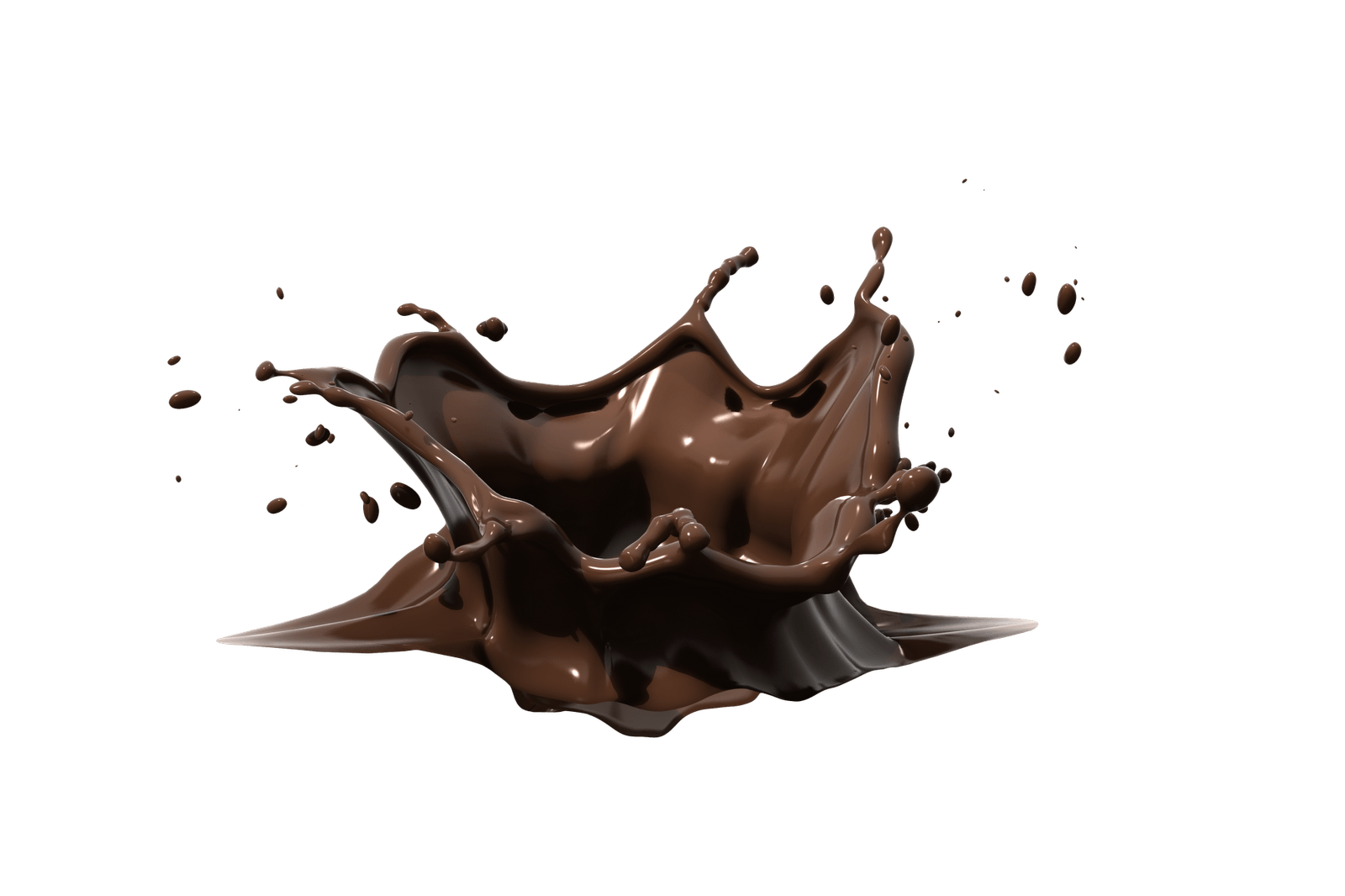Imagen PNG de Splash de chocolate