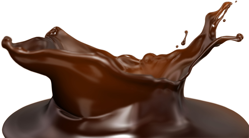 Splash de chocolate PNG photo