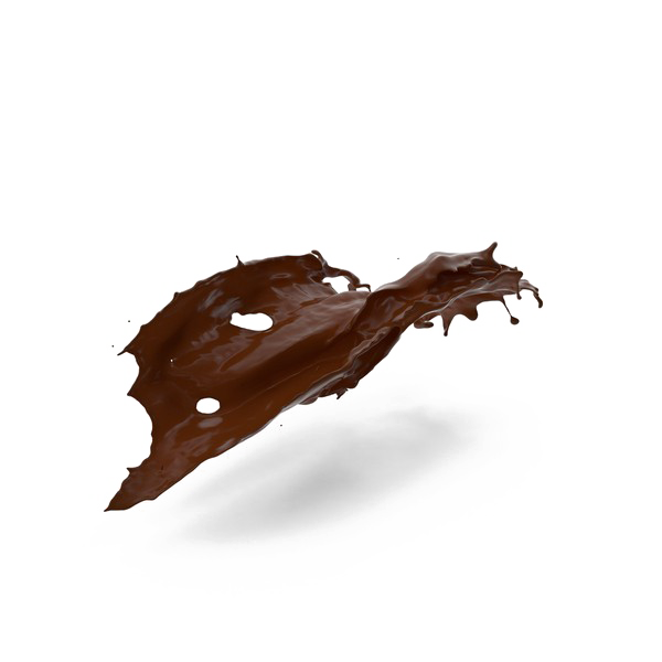 Imagen PNG de Splash de chocolate