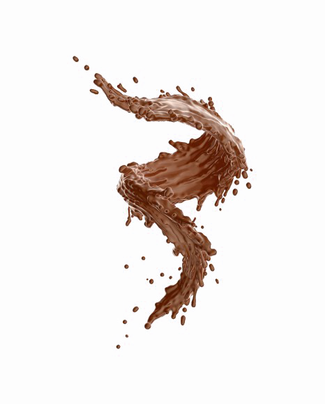 Immagine Trasparente della spruzzata del cioccolato
