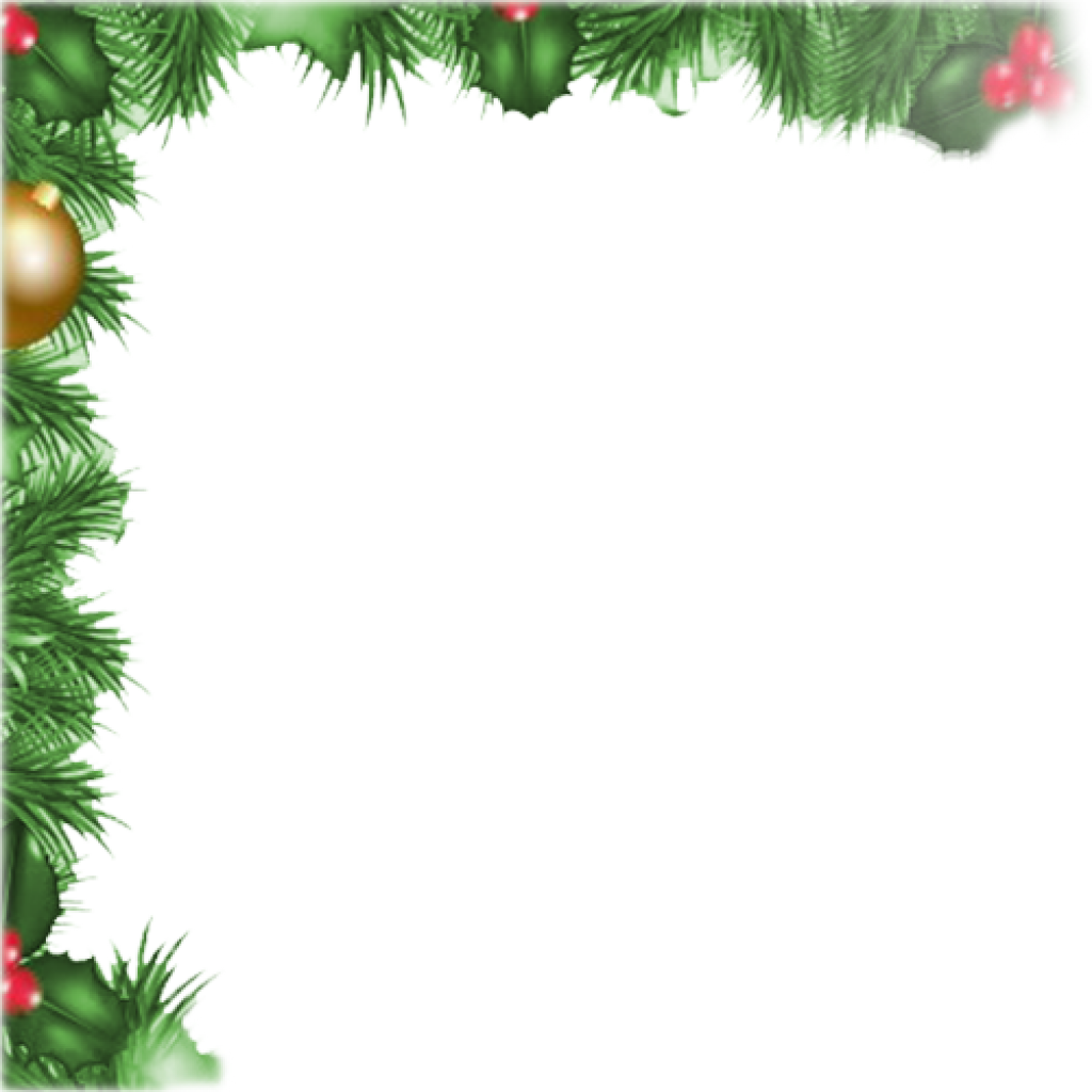 Weihnachtsgrenze Transparenter Hintergrund PNG