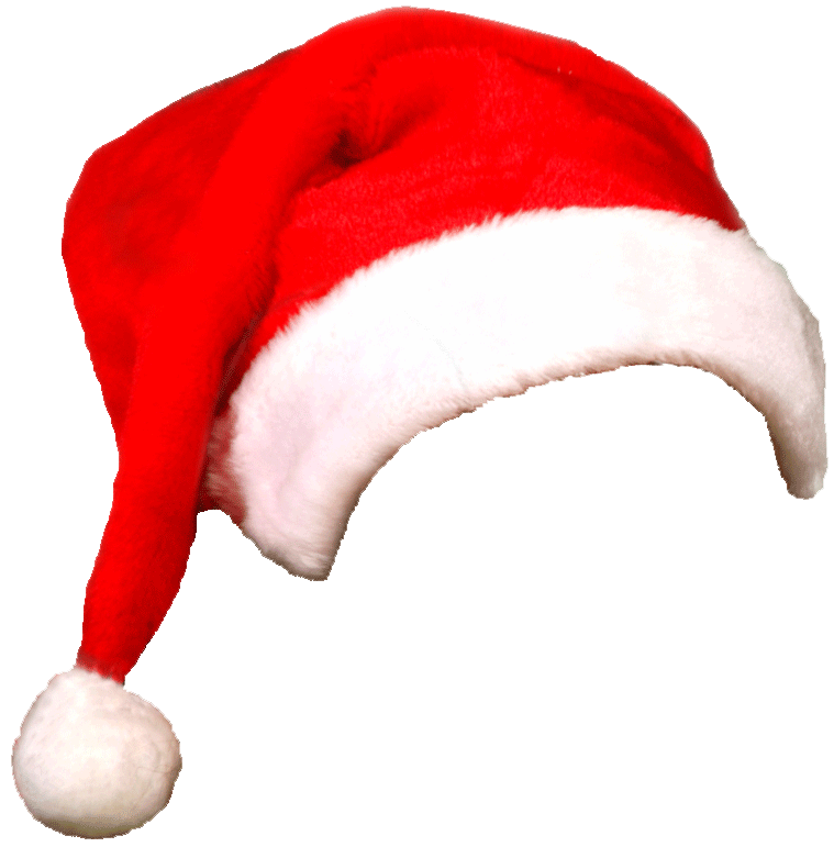 قبعة عيد الميلاد خلفية شفافة PNG