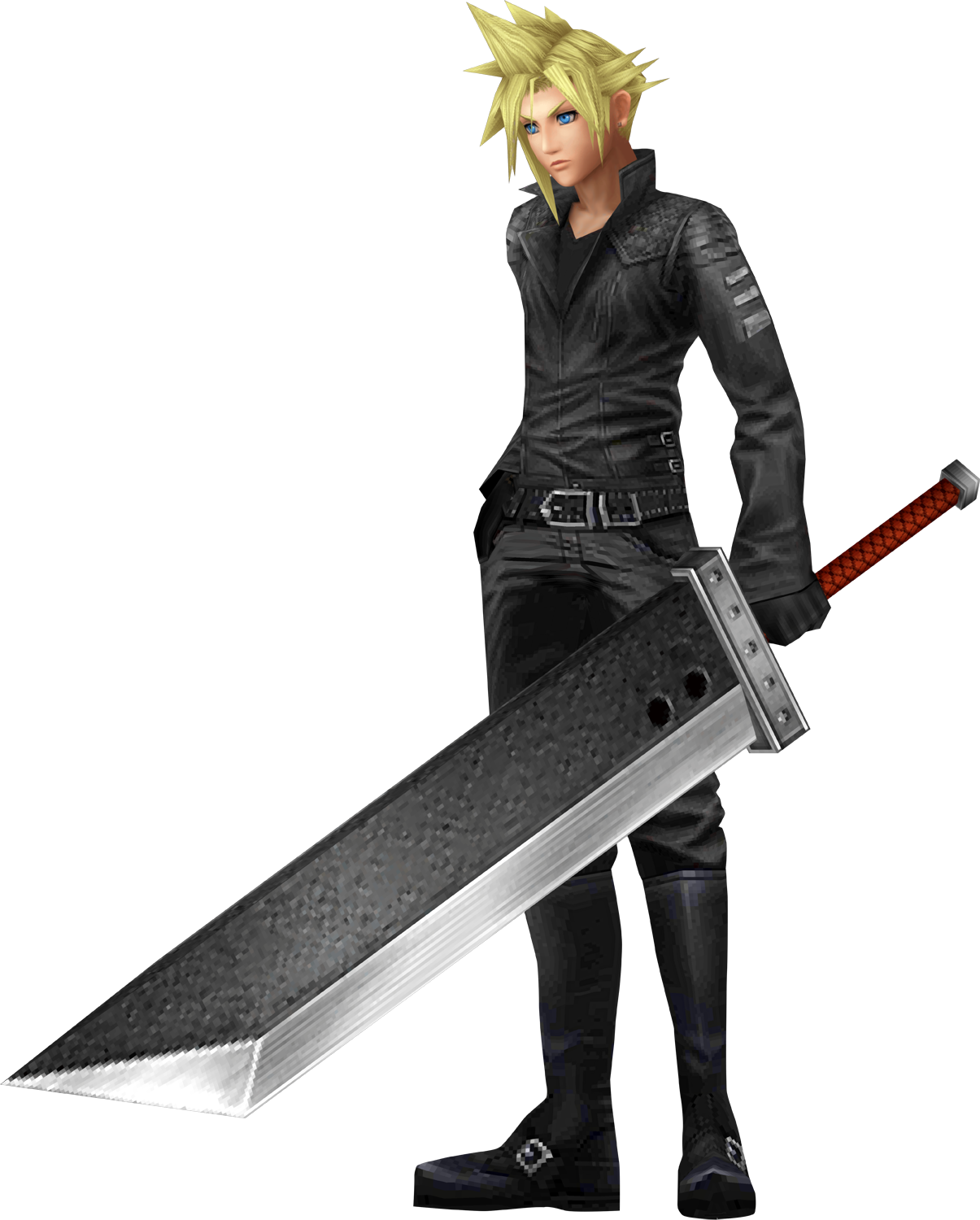 Cloud Strife PNG Image with Transparent Background