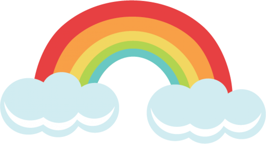 Clouds Rainbow Transparent Image