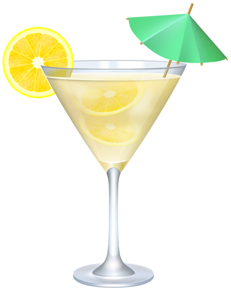 Cocktail Transparan Gambar