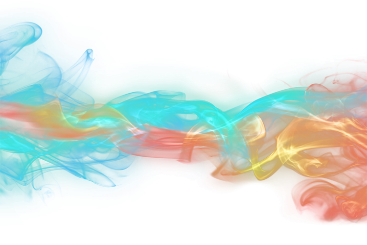 Imagem de fumaça de cor imagem de alta qualidade PNG