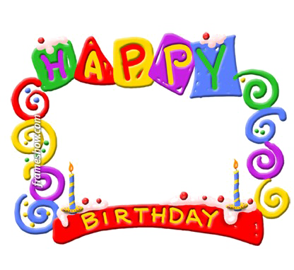 Colorful Happy Birthday Png Background Image Png Arts