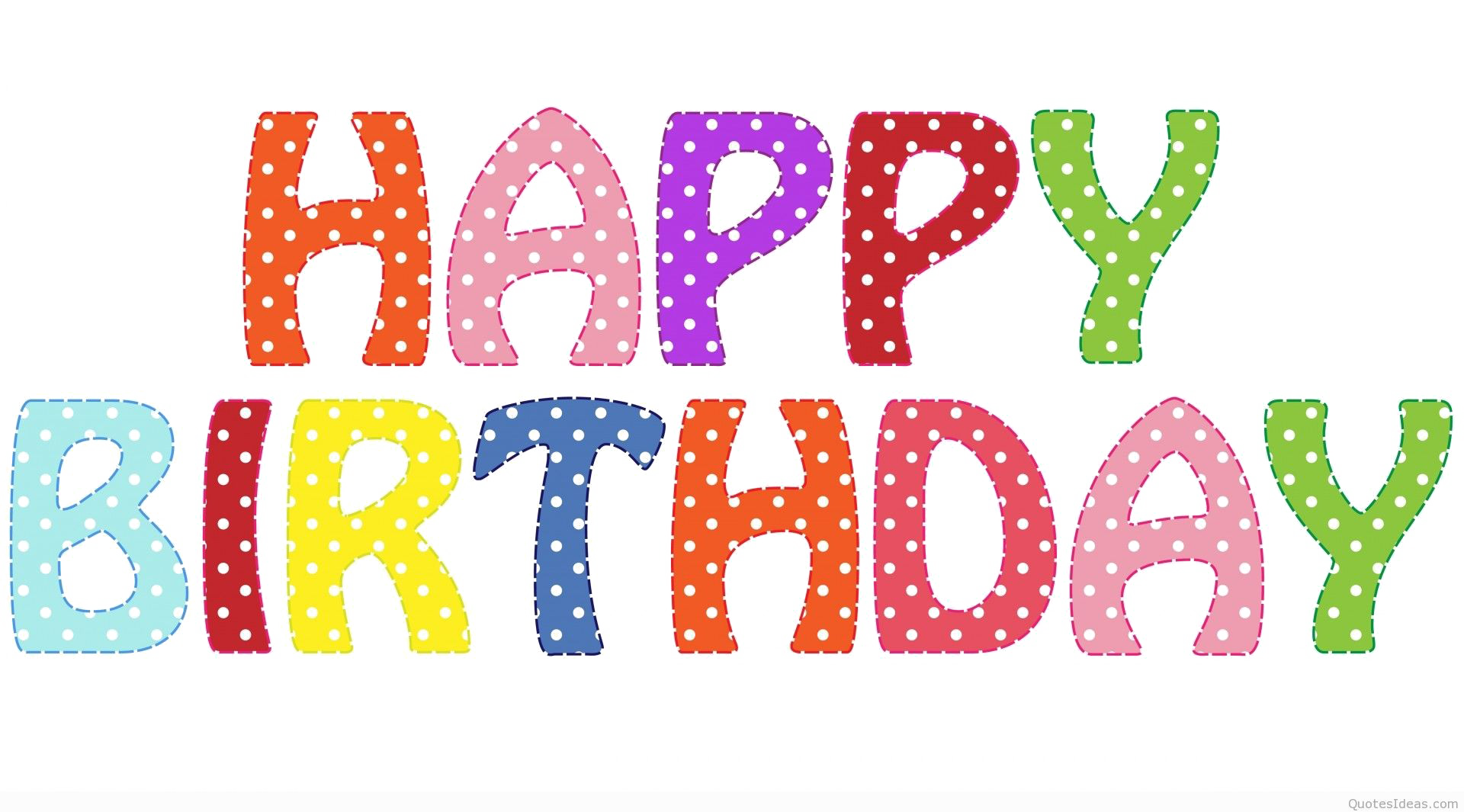 Colorful Happy Birthday PNG Image With Transparent Background