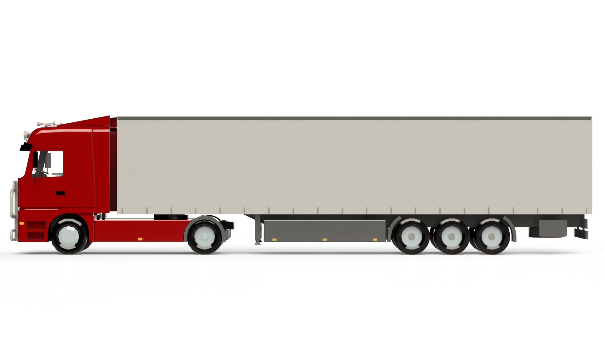 Container Truck PNG High-Quality Image