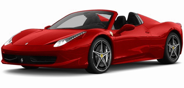 Convertible Ferrari PNG Image Background