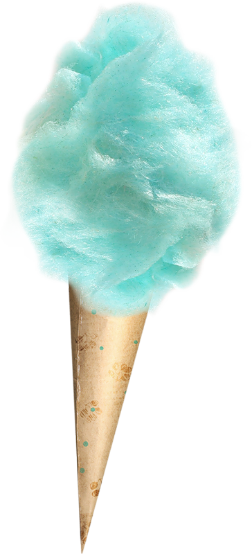Baumwoll-Süßigkeiten-PNG-Bild mit transparentem Hintergrund