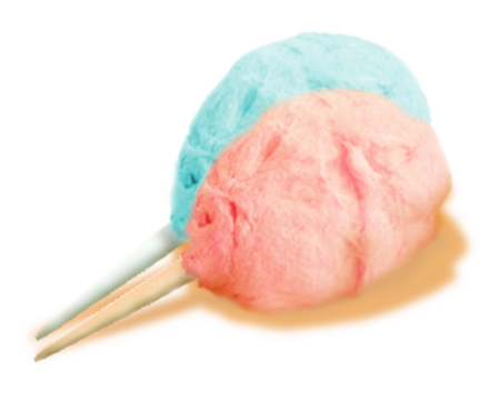 Baumwoll-Candy PNG-Bild