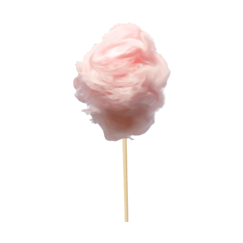Baumwoll-Süßigkeiten Transparentes Bild