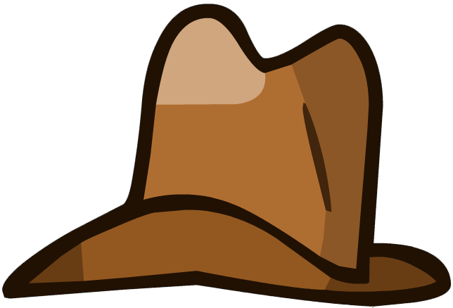 Imagem de PNG de chapéu de cowboy com fundo transparente