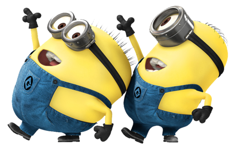 Crazy Minions PNG Image