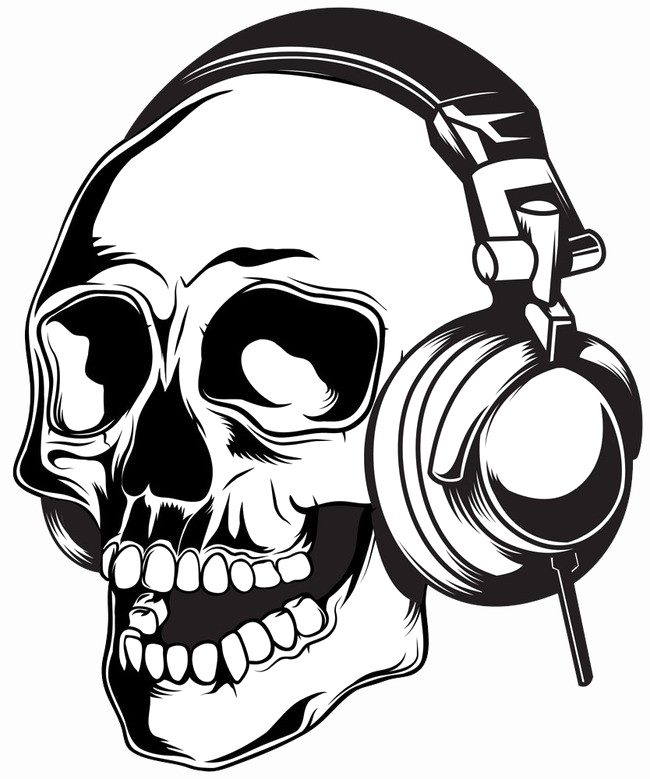 Creatieve schedel PNG Download Afbeelding