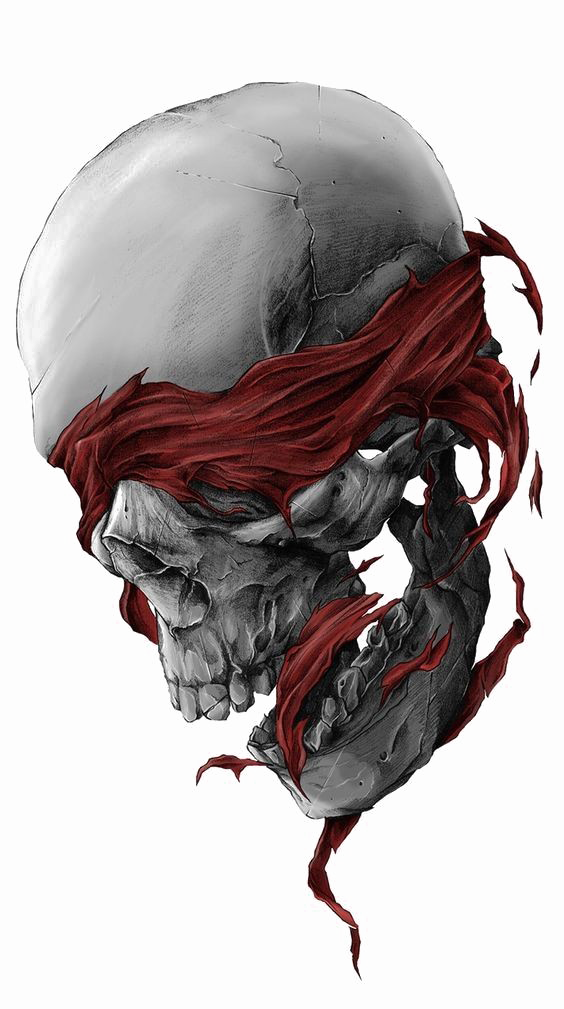 Creatieve schedel PNG-Afbeelding