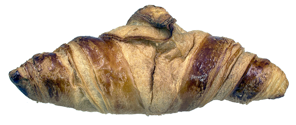 خبز كرواسون خلفية شفافة PNG