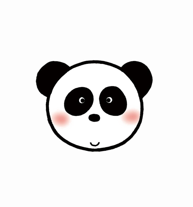 Милая панда PNG изображение фон