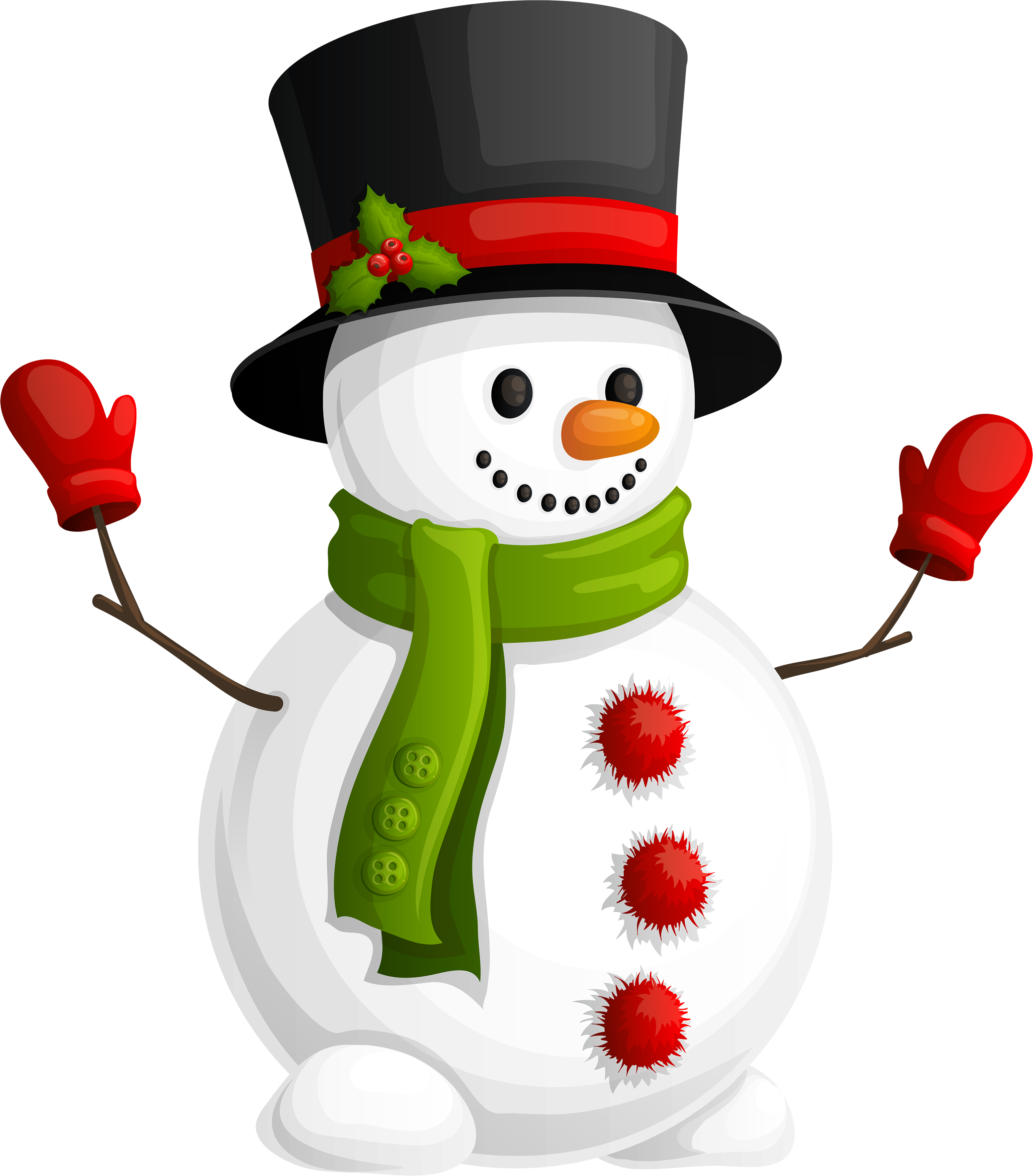 Cute Snowman PNG Download Image