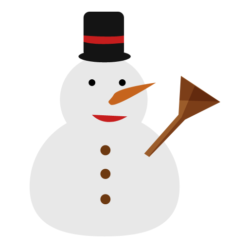 Симпатичный снеговик PNG скачать бесплатно