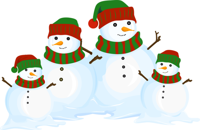 Cute Snowman PNG High-Quality Image