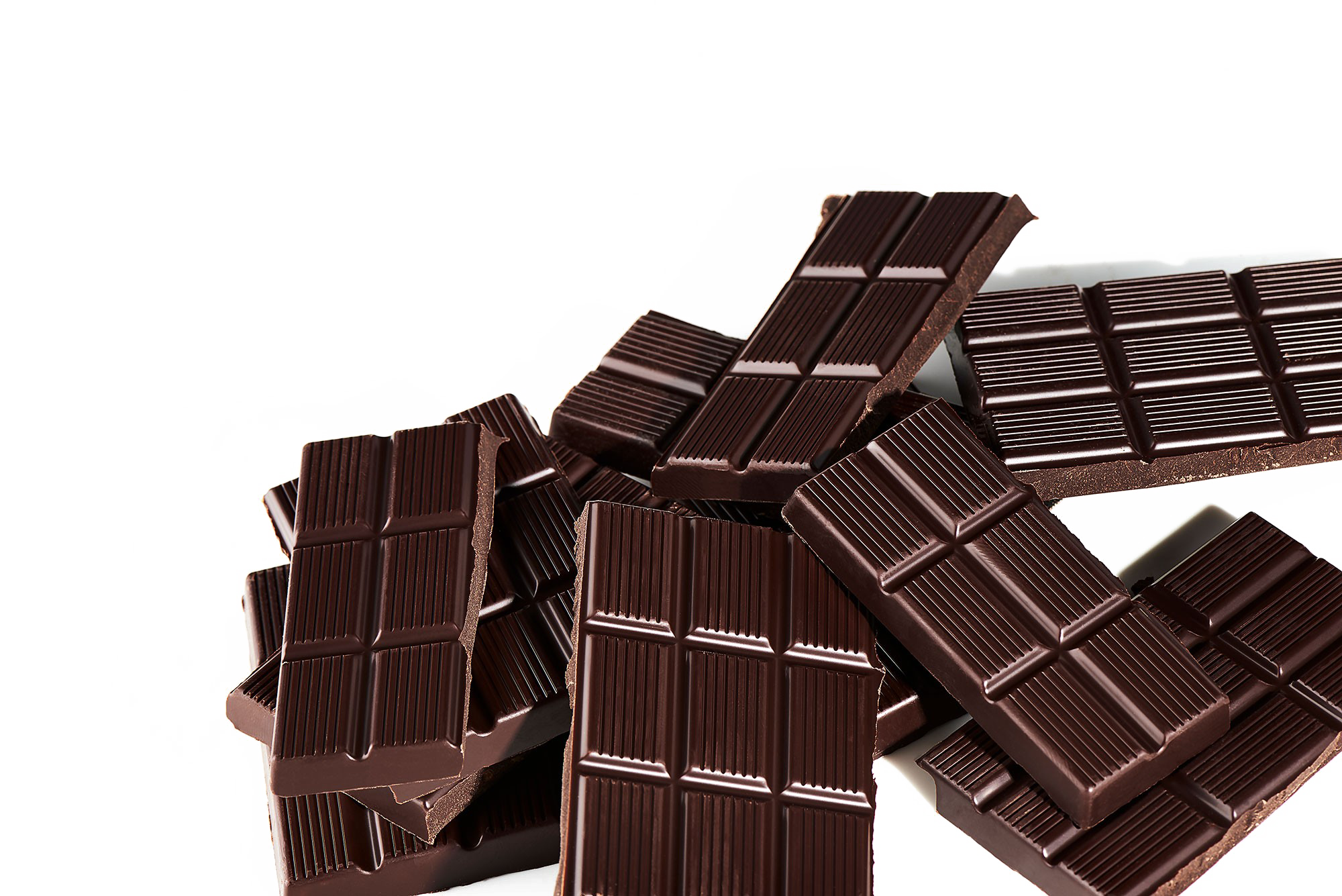 Donkere chocolade Transparant