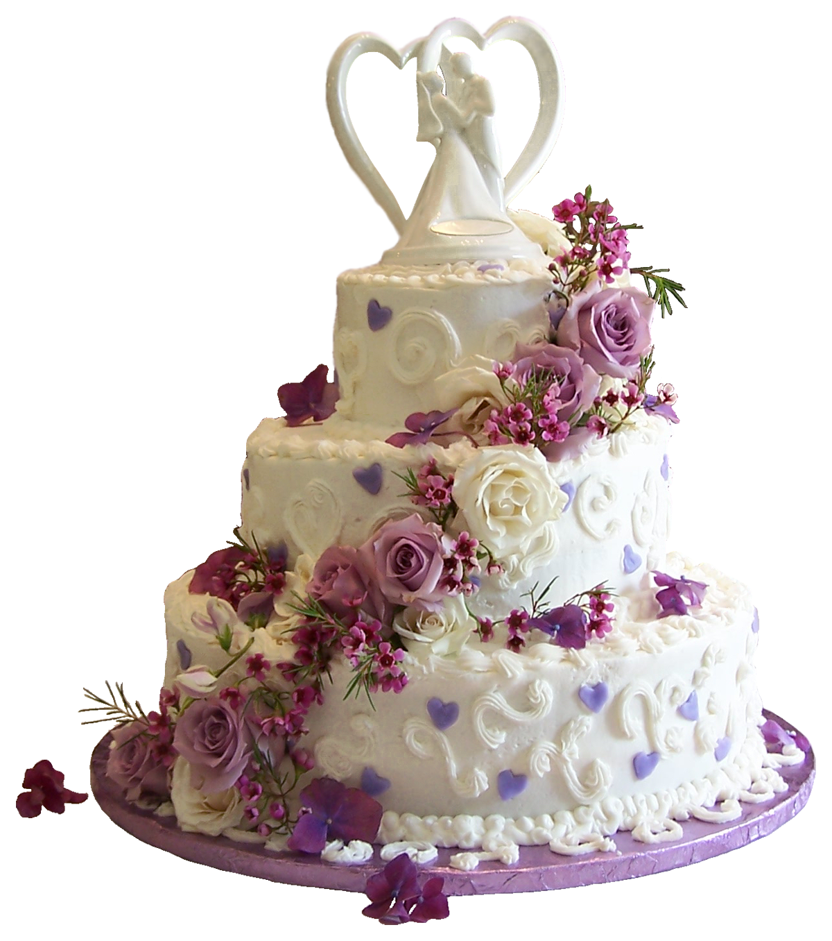 Decorative Wedding Cake PNG Picture