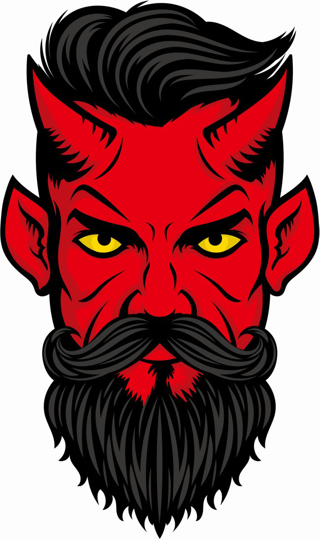 Devil Face PNG High-Quality Image