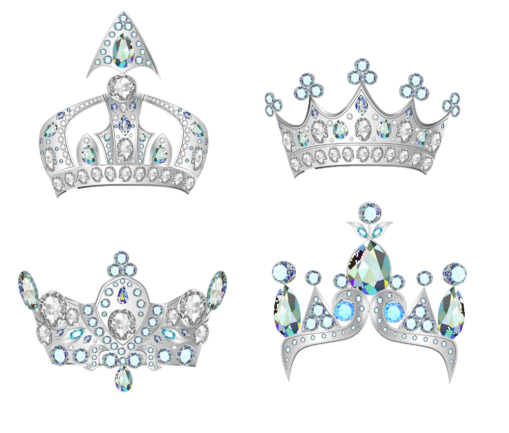 Diamond Crown Transparent Background PNG