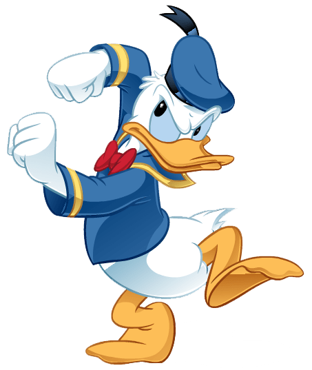 Fundo da imagem de Donald Duck PNG