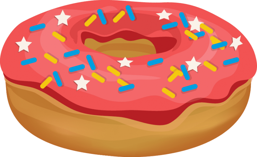 Imagem transparente de donut