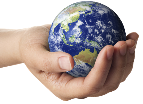 Earth In Hand PNG Download Image