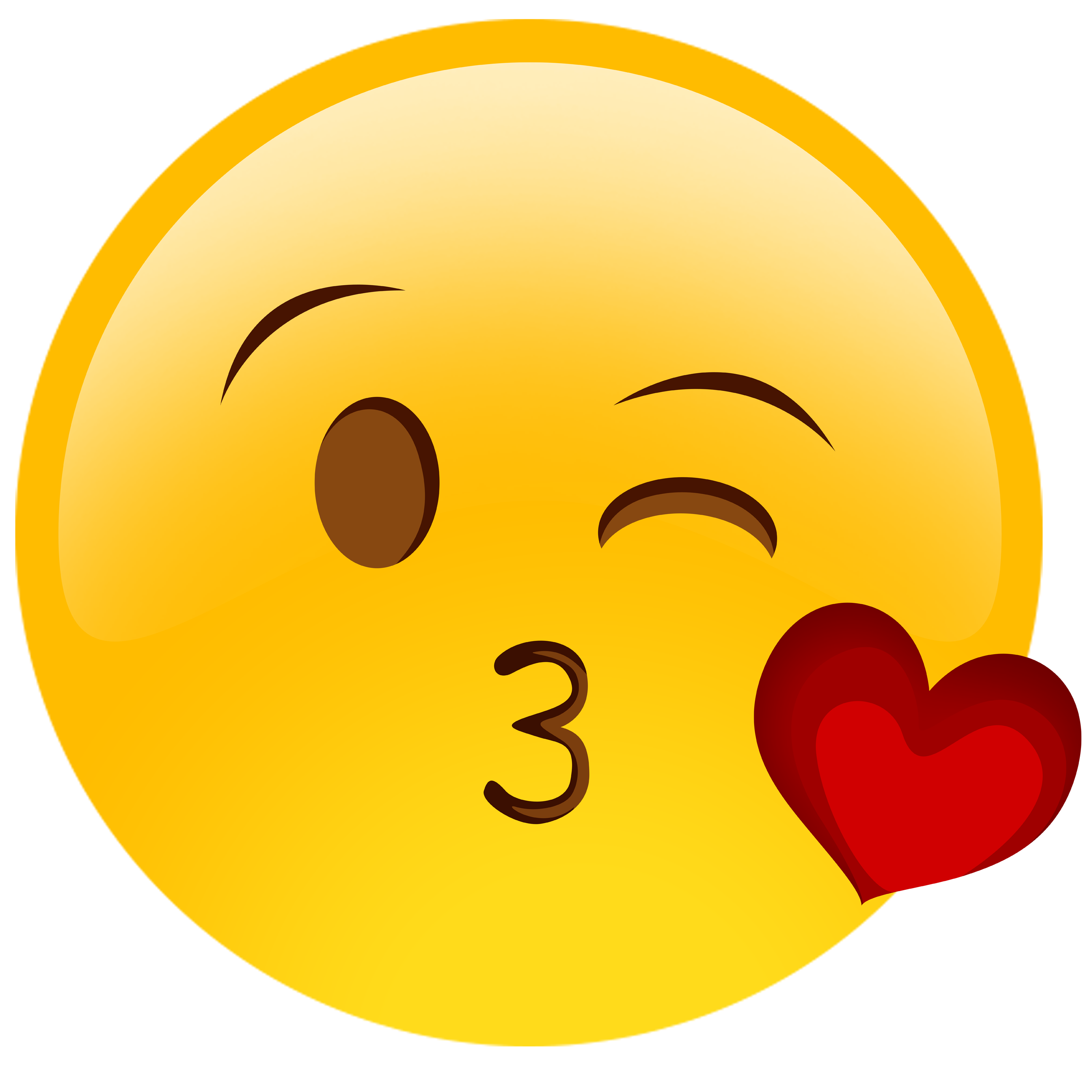 Emoji Face PNG Background Image