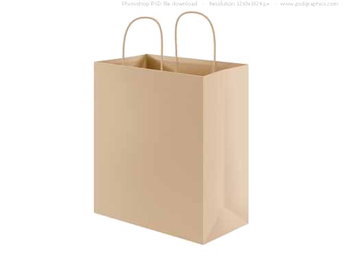 Empty Shopping Bag PNG Photo