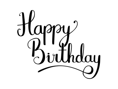 Fancy Happy Birthday PNG Picture