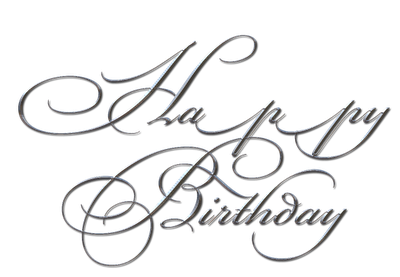 Fancy Happy Birthday Transparent Background PNG | PNG Arts