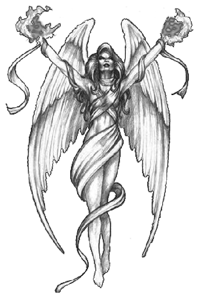 Fantasy Angel PNG Background Image