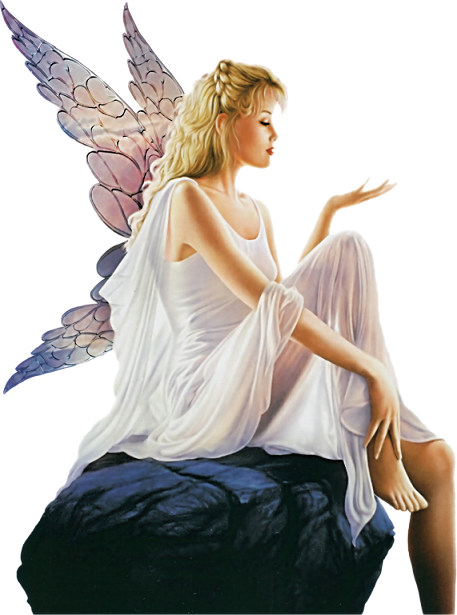 Female Angel PNG Transparent Image