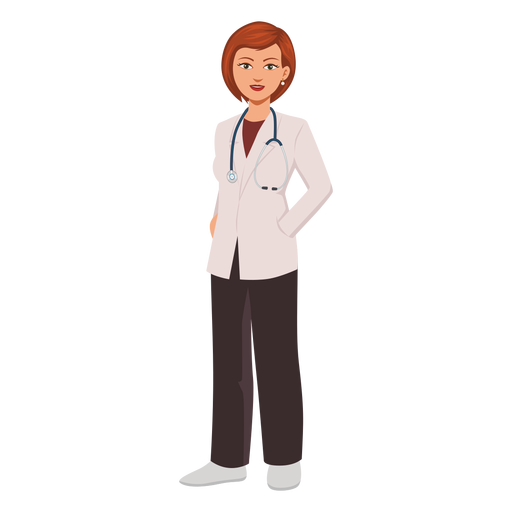 Female Doctor PNG Image Background