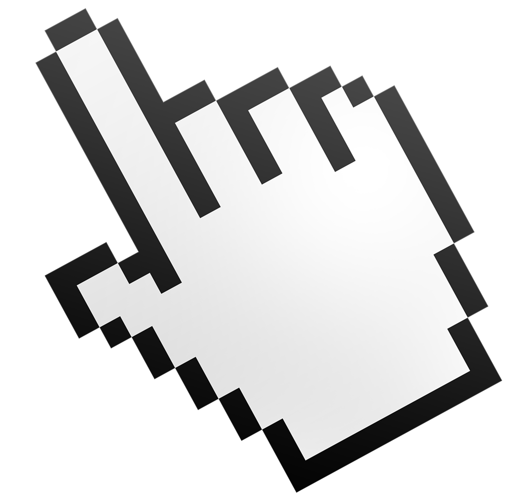 Immagine del fondo del PNG del cursore del dito