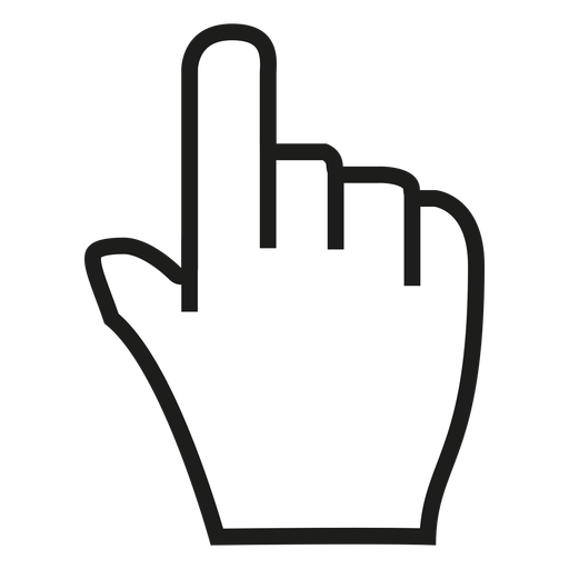 Cursor de dedo PNG imagen Transparente