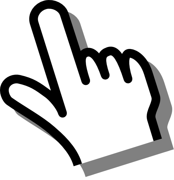 إصبع المؤشر خلفية شفافة PNG